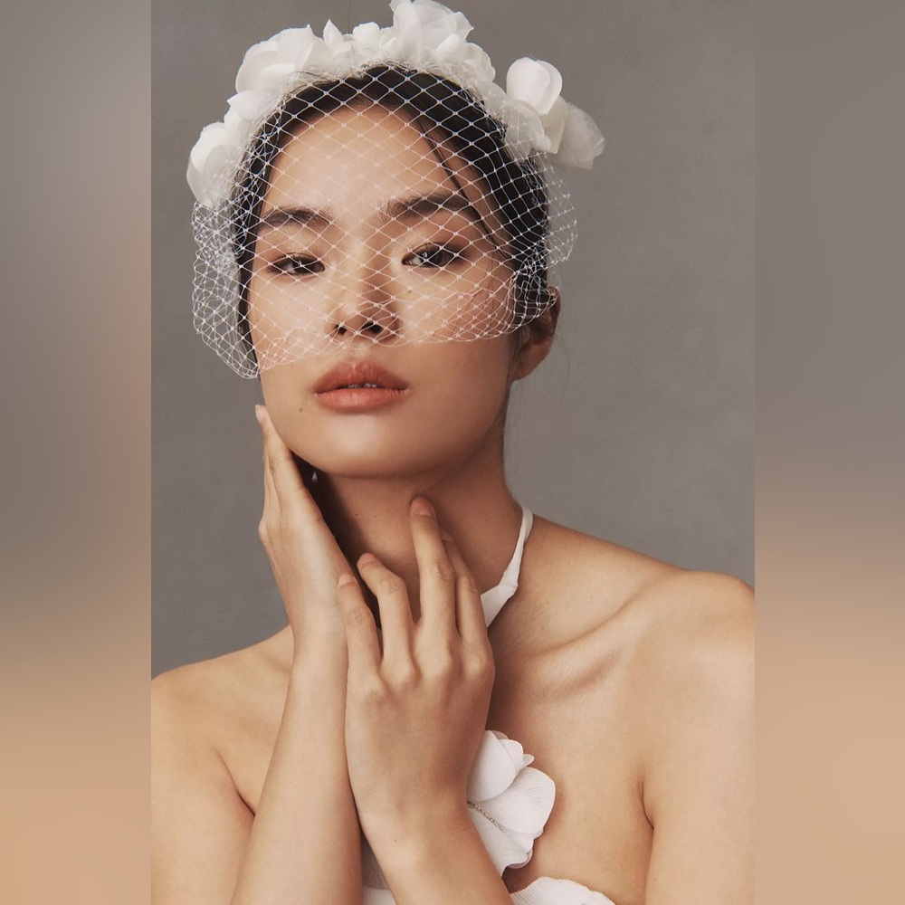 Jennifer Behr Jardinia Voilette / Veil / Headband - BRAND NEW WITH TAGS